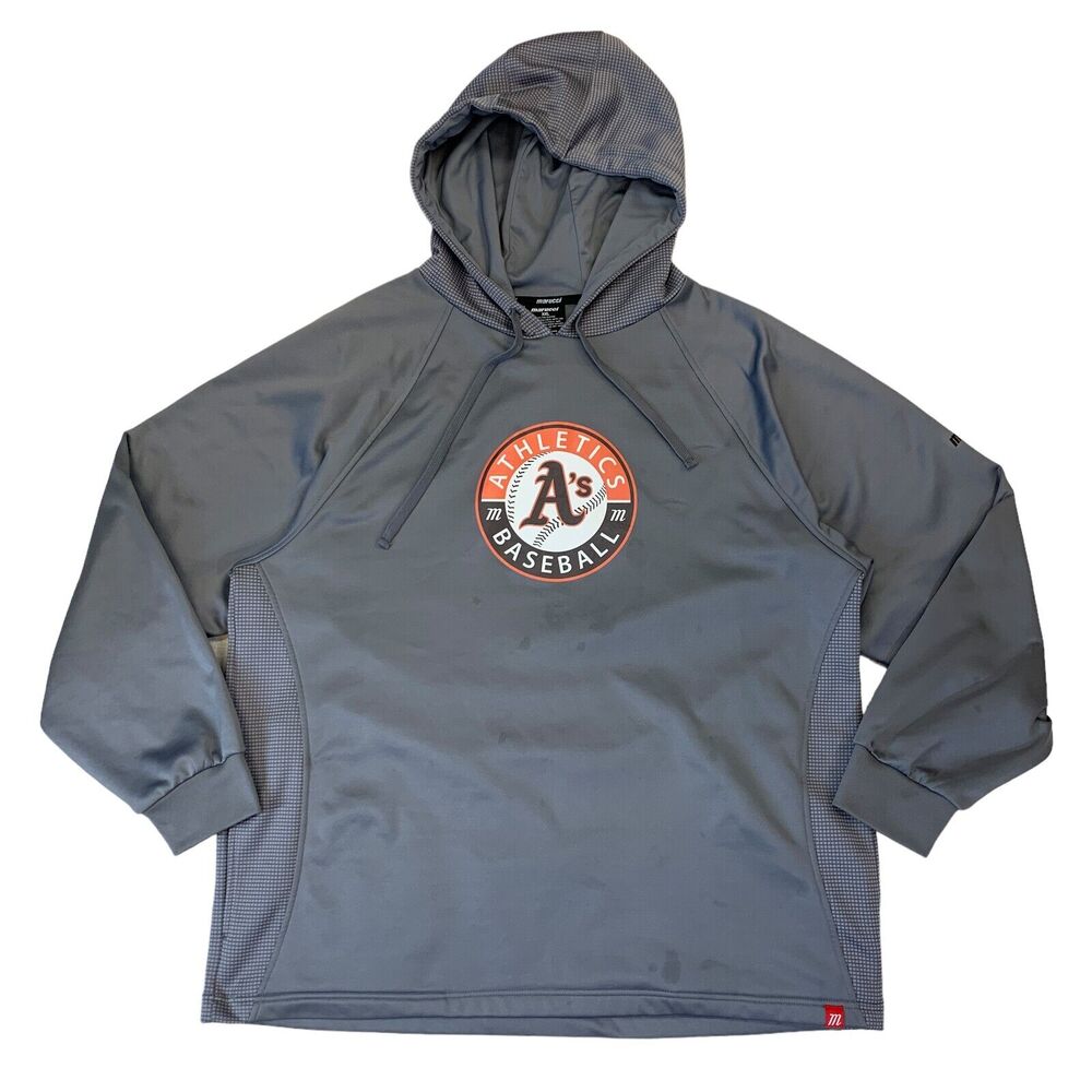 Marucci San Francisco Giants Sweater Mens XXL 2XL Gray Long Sleeve MLB Hoodie